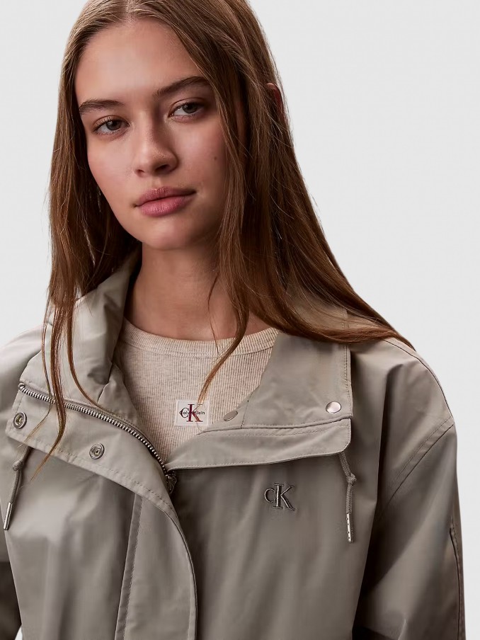 Casaco Calvin Klein Mulher Short Transitional Tech Jacket