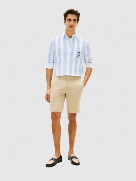 Shorts Man Beige Tommy Hilfiger
