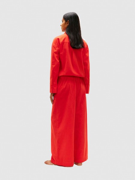 Pants Woman Red Tommy Hilfiger