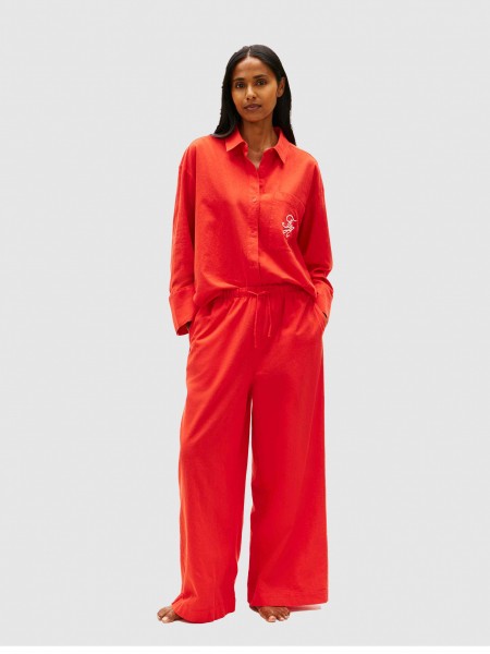 Pants Woman Red Tommy Hilfiger