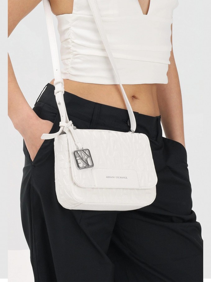 Mala Armani Exchange Mulher Liz Pebble Crossbody