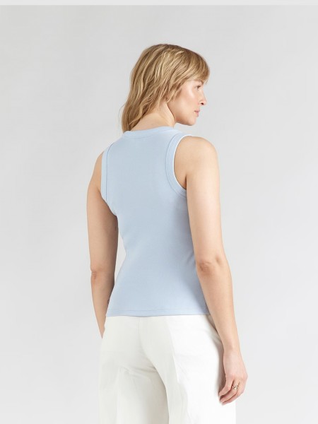 Top Calvin Klein Mulher Sl Monogram Rib Tank