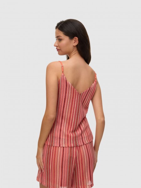 Shirt Woman Coral Vero Moda Shirt Woman Coral Vero Moda