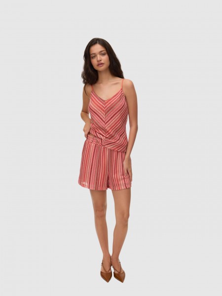 Shirt Woman Coral Vero Moda Shirt Woman Coral Vero Moda