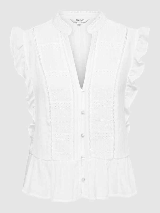 Blusa Mujer Blanco Only