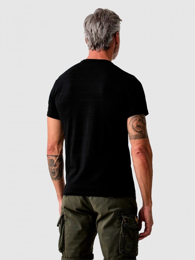 Camiseta Hombre Azul Marino Guess