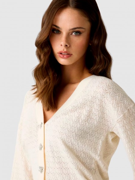 Jacket Woman Cream Guess