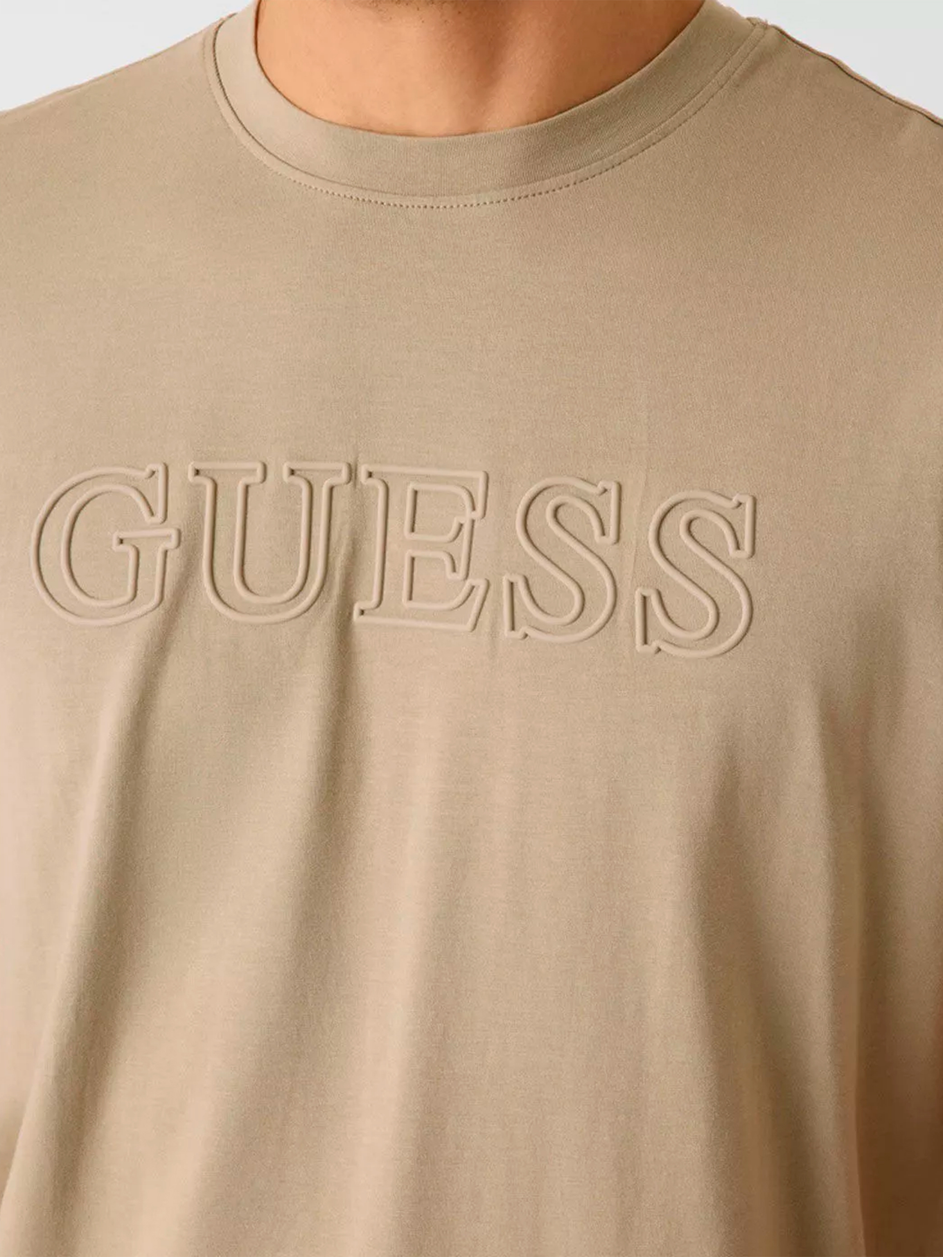 T-Shirt Man Beige Guess Underwear