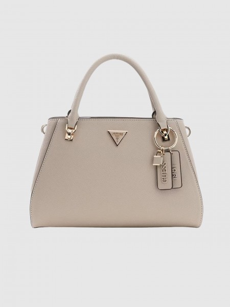 Handbag Woman Beige Guess