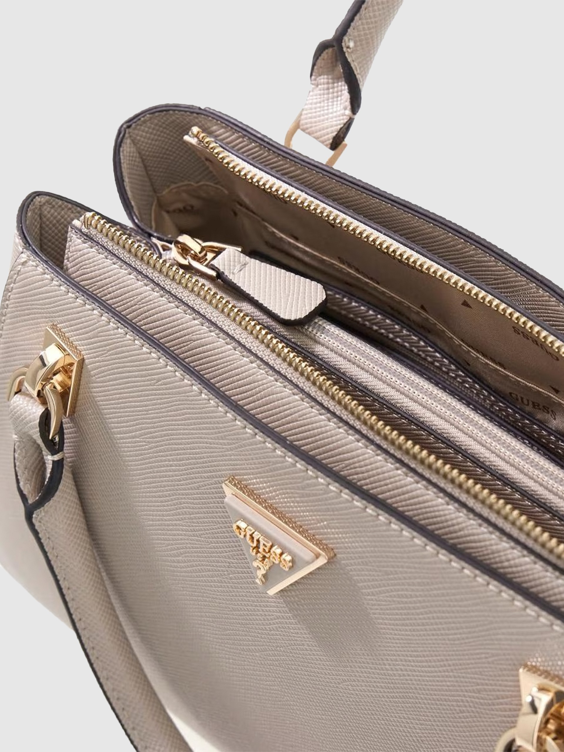 Handbag Woman Beige Guess