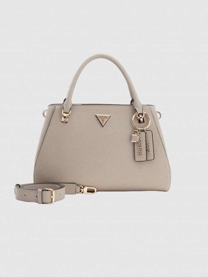 Handbag Woman Beige Guess