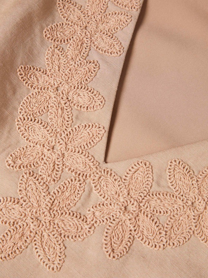 Vestido Mujer Beige Lion Of Porches