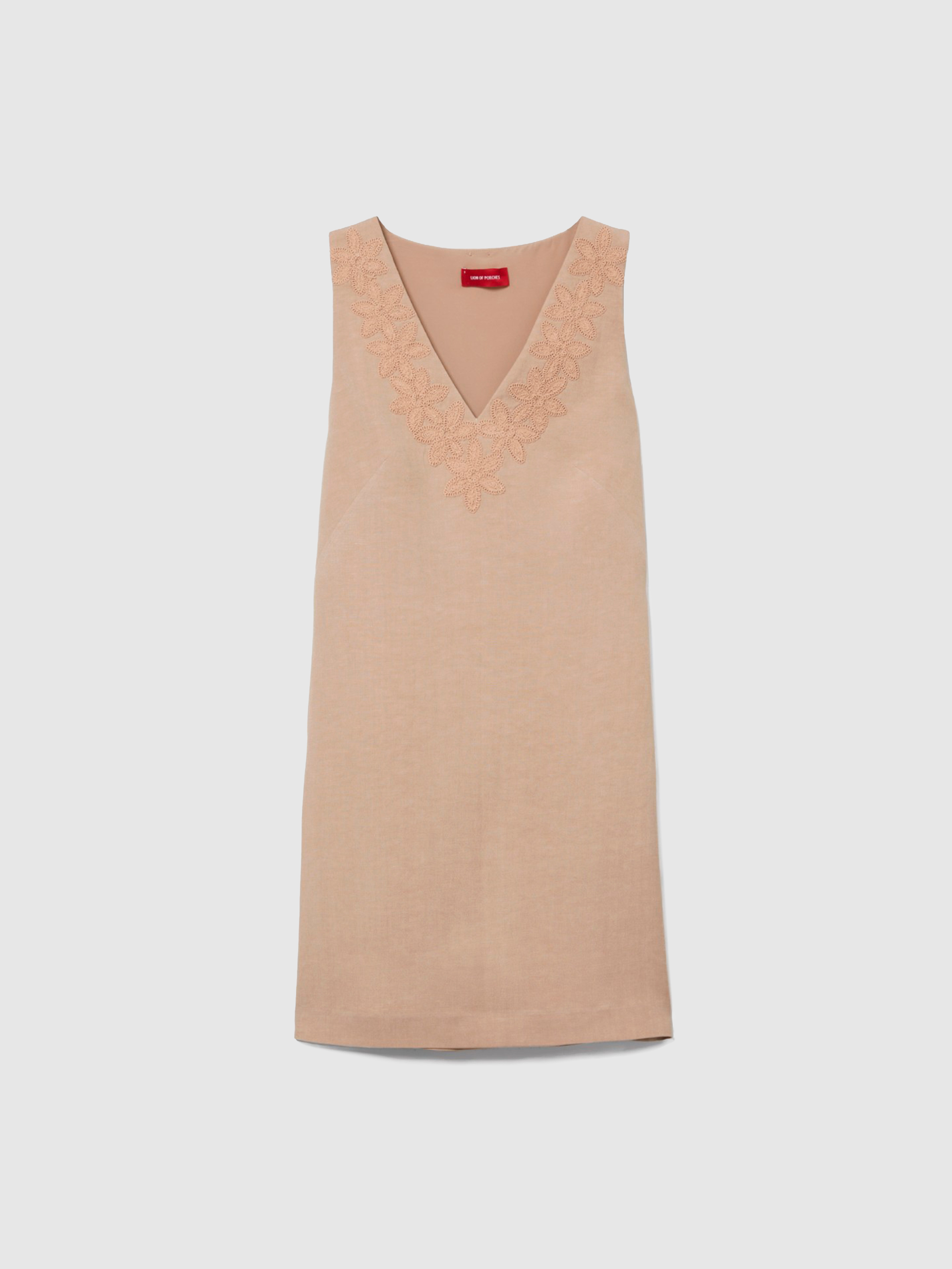 Vestido Mujer Beige Lion Of Porches