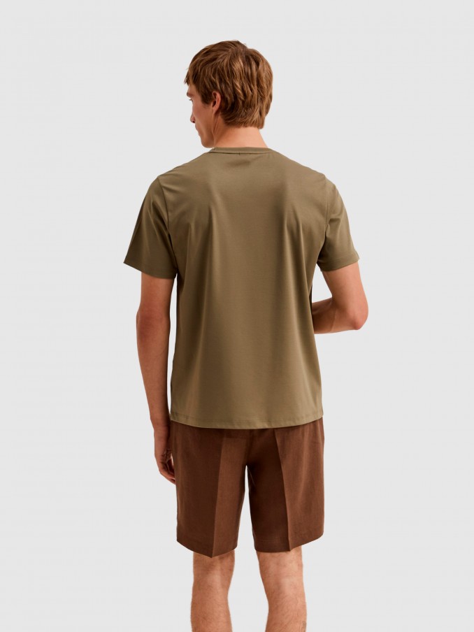 T-Shirt Man Troop Green Lion Of Porches