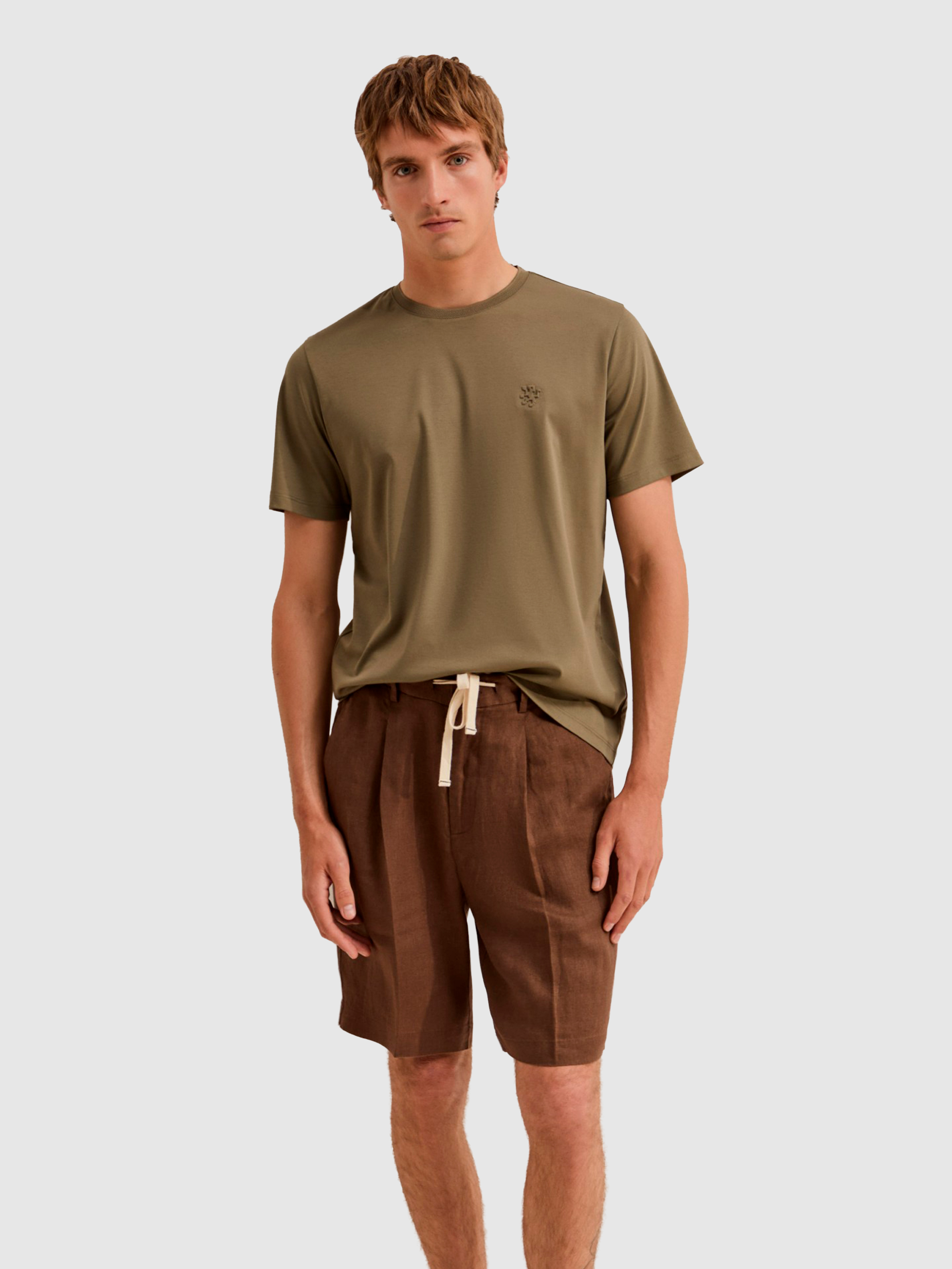 T-Shirt Man Troop Green Lion Of Porches