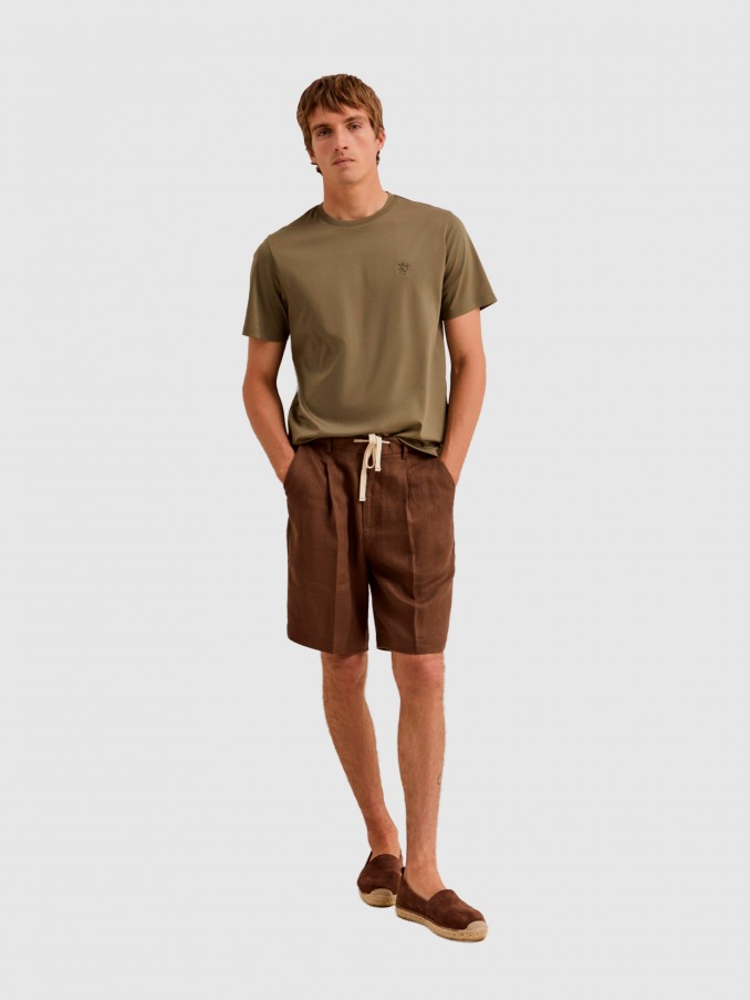 T-Shirt Man Troop Green Lion Of Porches