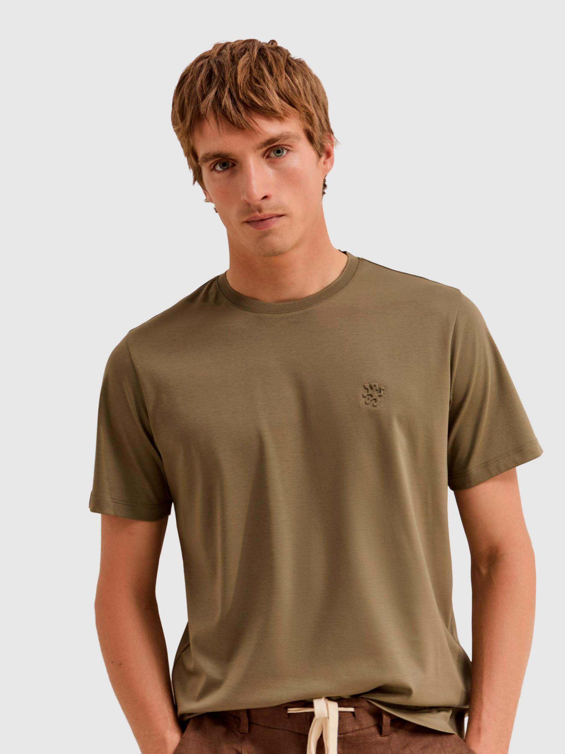 T-Shirt Man Troop Green Lion Of Porches