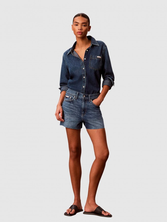 Shorts Woman Jeans Calvin Klein