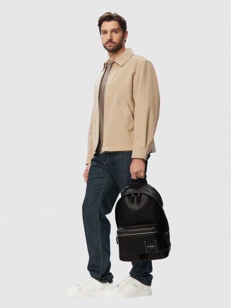 Mochila Calvin Klein Homem Bold Pebble Round Backpack