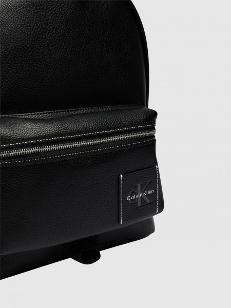 Mochila Calvin Klein Homem Bold Pebble Round Backpack