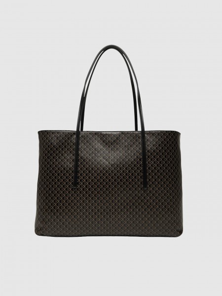 Mala Calvin Klein Mulher Emblem Aop Tote W/ Pouch