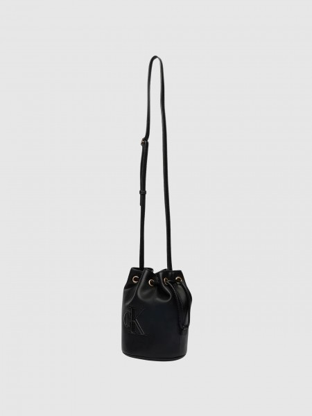 Mala Calvin Klein Mulher Bold Ck Small Bucket Bag