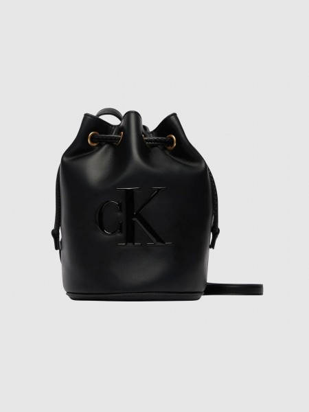 Mala Calvin Klein Mulher Bold Ck Small Bucket Bag