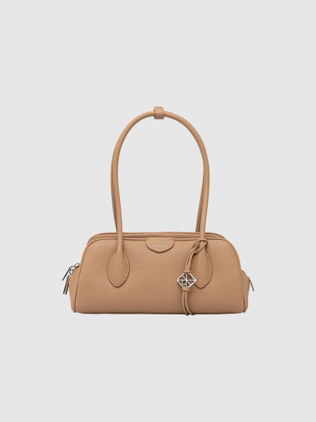 Mala Calvin Klein Mulher Emblem Trio Pebble Shoulder Bag