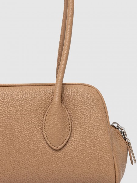 Mala Calvin Klein Mulher Emblem Trio Pebble Shoulder Bag