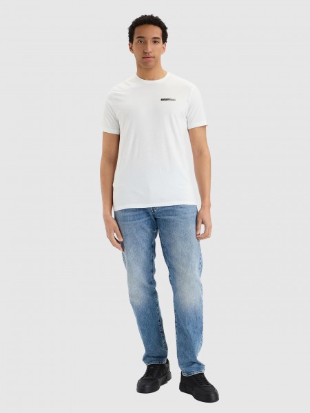 T-Shirt Calvin Klein Homem Ss 30S Eu Spw Split Stndrd Graph