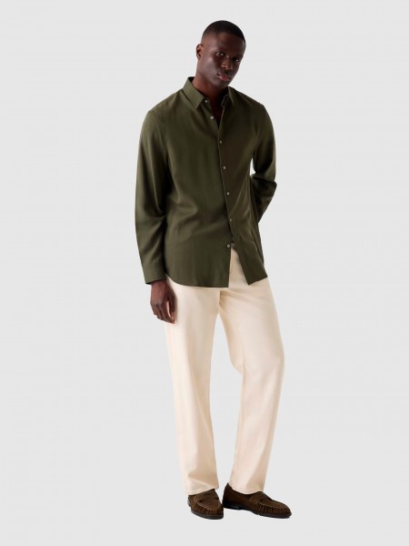Shirt Man Green Guess