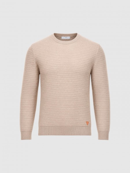 Sueter Hombre Beige Guess