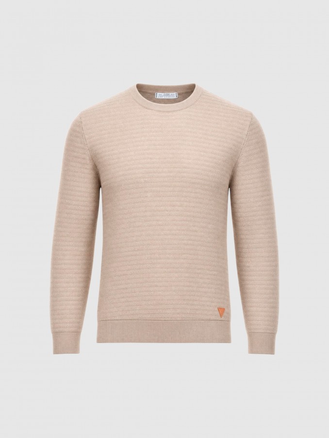 Sueter Hombre Beige Guess
