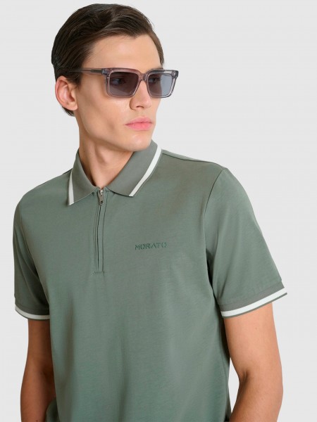 Polo Antony Morato Homem T-Shirt Regular Fit  Agave Green