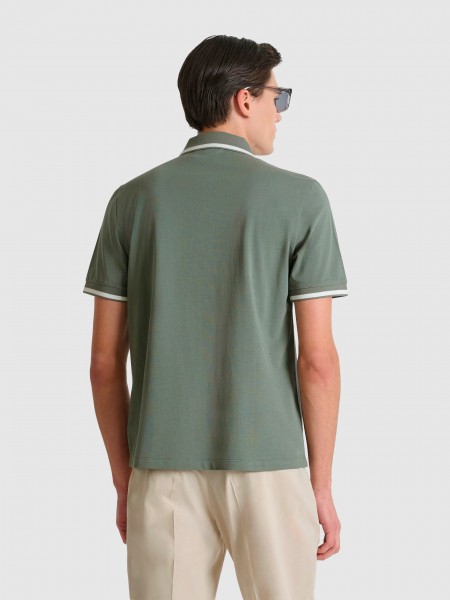 Polo Antony Morato Homem T-Shirt Regular Fit  Agave Green