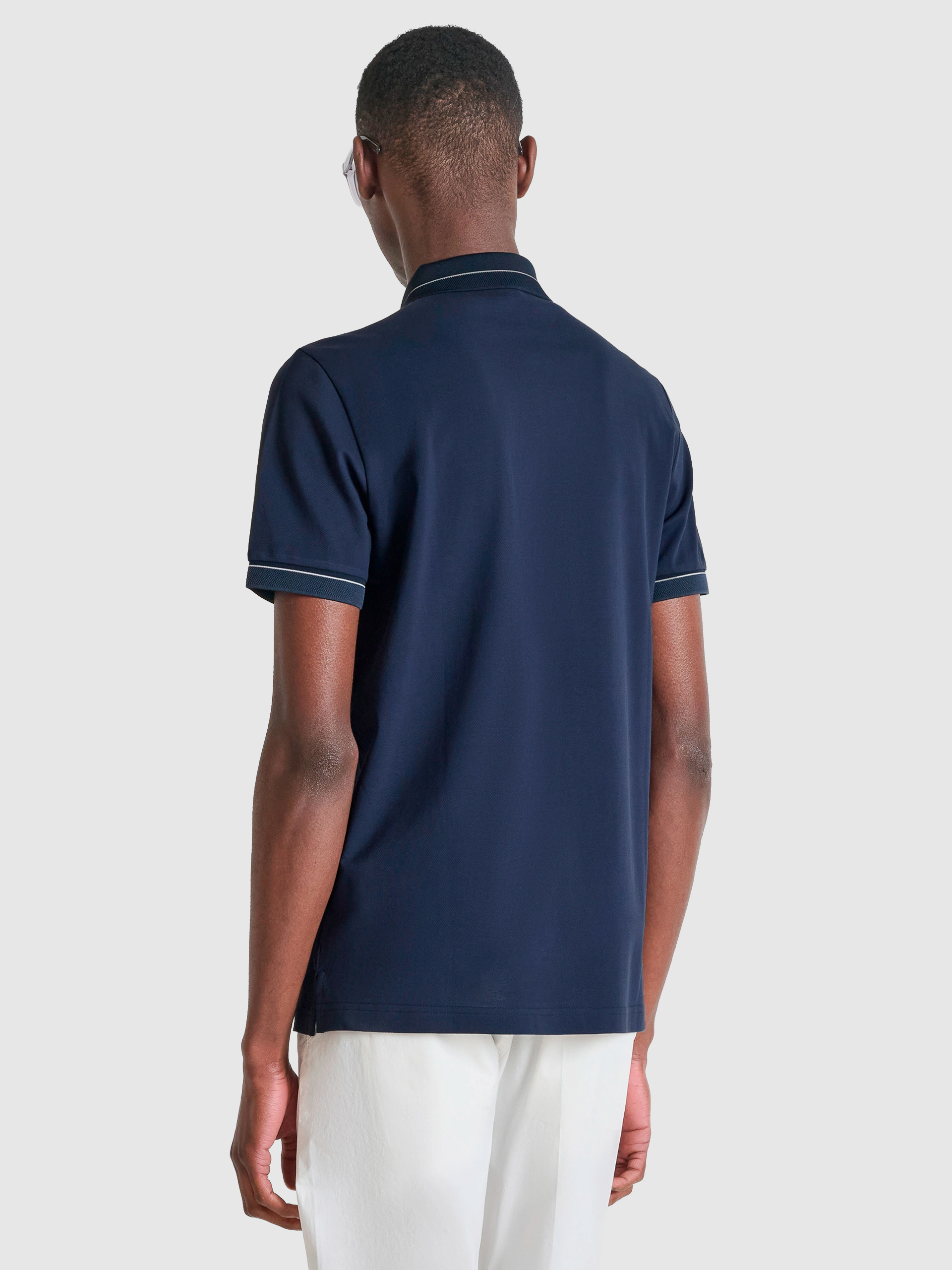 Polo Shirt Man Navy Blue Antony Morato