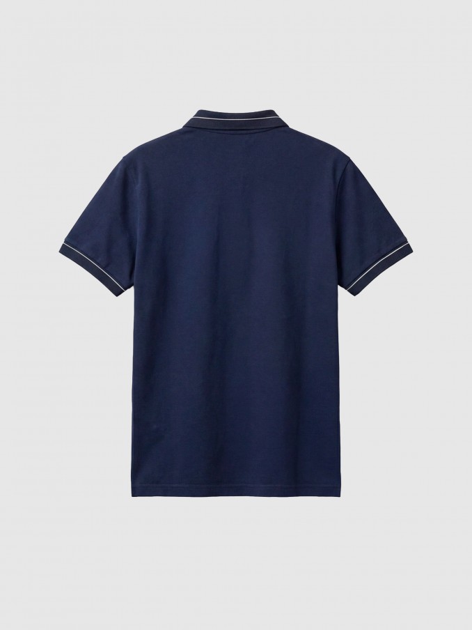 Polo Shirt Man Navy Blue Antony Morato