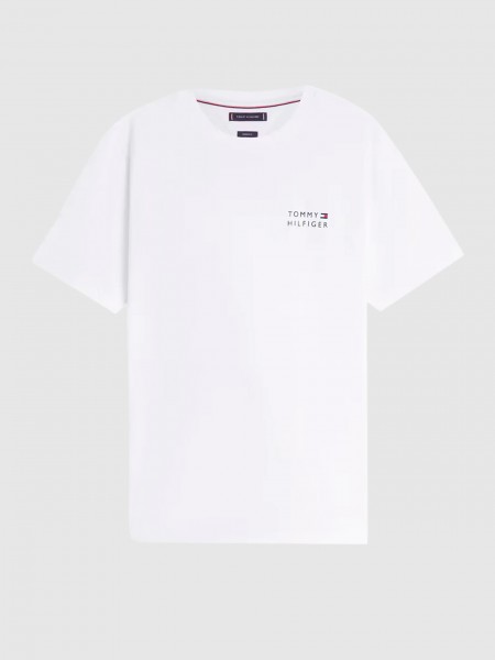 T-Shirt  Tommy Hilfiger Homem Brand Love Embro Stack Tee