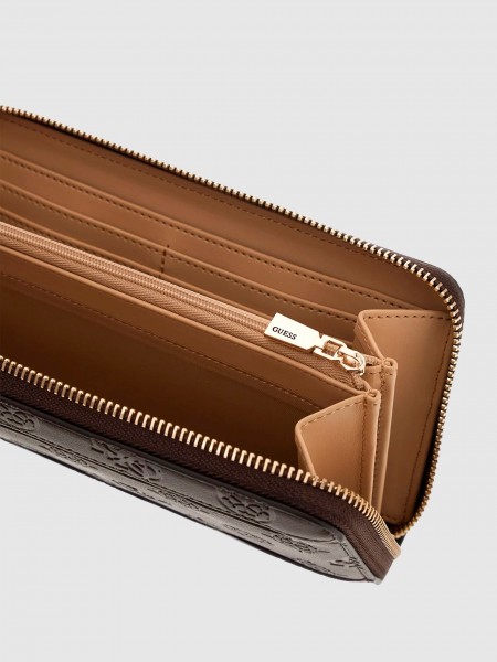 Wallet Woman Brown Guess Wallet Woman Brown Guess