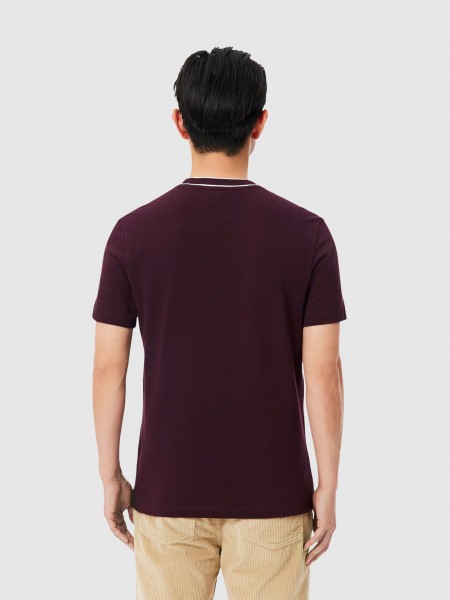 T-Shirt Lacoste Homem Crewneck T-Shirts Male Adult Knit