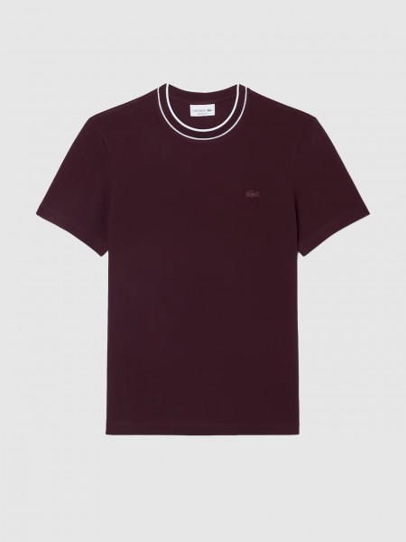 T-Shirt Lacoste Homem Crewneck T-Shirts Male Adult Knit