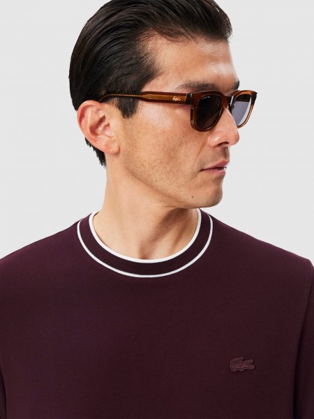 T-Shirt Lacoste Homem Crewneck T-Shirts Male Adult Knit