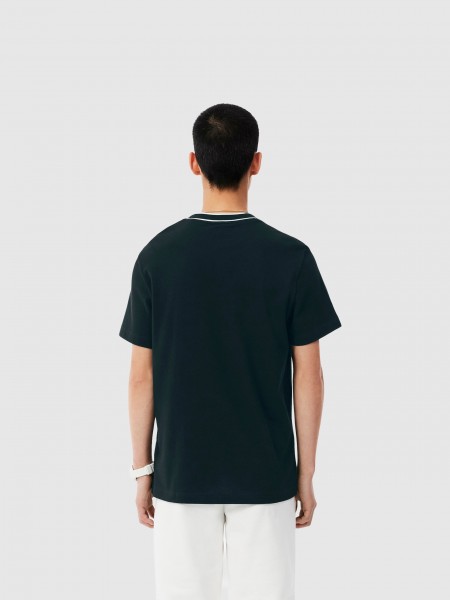T-Shirt Lacoste Homem Crewneck T-Shirts Male Adult Knit