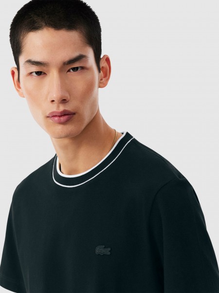 T-Shirt Lacoste Homem Crewneck T-Shirts Male Adult Knit