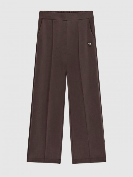 Pants Woman Brown Guess Underwear Pants Woman Brown Guess Underwear