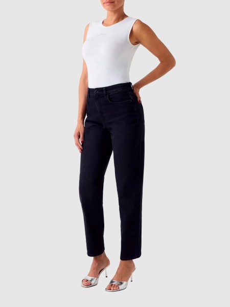 Jeans Mujer Negro Guess
