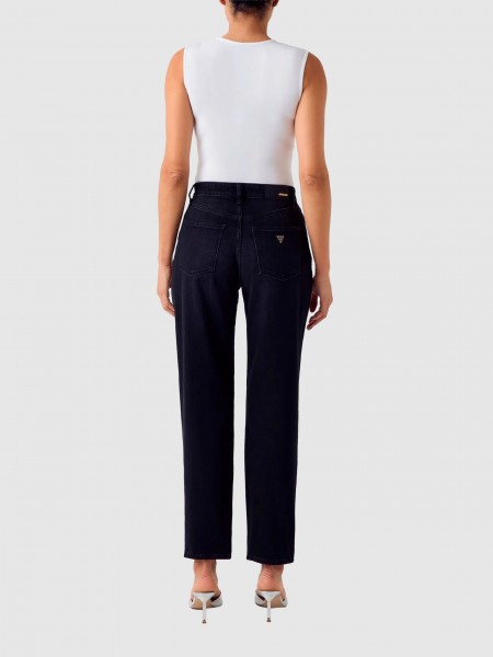Jeans Mujer Negro Guess