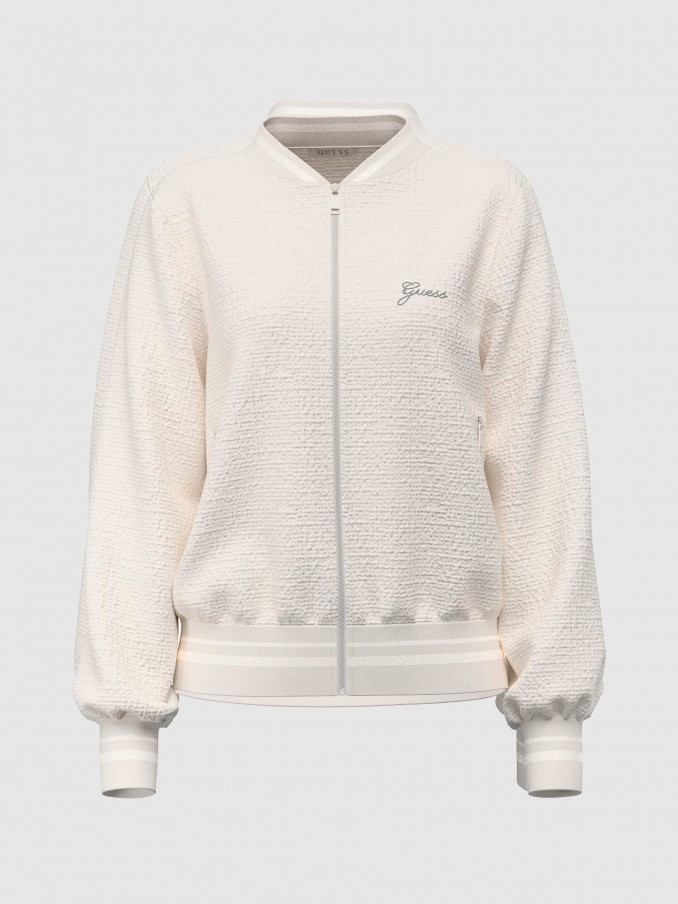 Jacket Woman Cream Guess