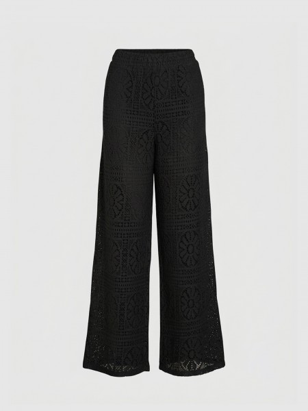 Cal�as Vila Mulher Vimerinda Hw Wide Pants/ls
