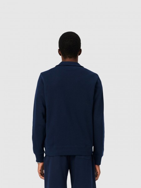 Camisola Lacoste Homem Half-Zip Sweatshirts Male Adult Knit